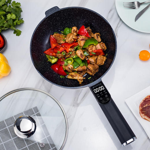 山水（SANSUI）智能电炒锅（带不锈钢蒸笼） 商品图5