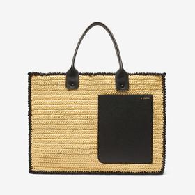 SOFT RAFFIA CROCHET  大号托特包