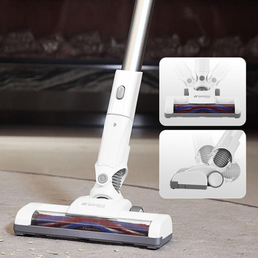 山水（SANSUI）无线手持真空吸尘器 SSD-X5  白色 商品图1