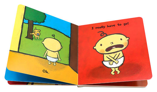 英文原版 Potty 上厕所 一根毛脏小孩系列绘本 幼儿英语启蒙纸板书 Leslie Patricelli 培养宝宝上厕所 英文版进口原版书籍 商品图2
