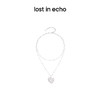 lost in echo设计师品牌小众外星遗迹麦田爱心项链男女同款锁骨链 商品缩略图4