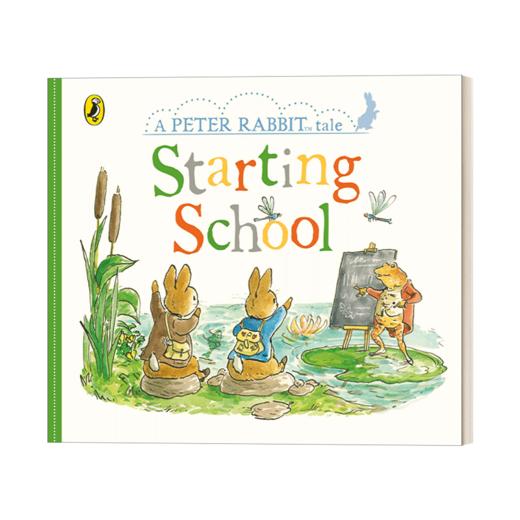 英文原版 Peter Rabbit Tales: Starting School 彼得兔的故事 第一天上学 纸板书 英文版 进口英语原版书籍 商品图1
