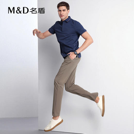 【商场同款】名盾冰感短袖polo衫夏季休闲翻领短袖t恤衫男22510 商品图3