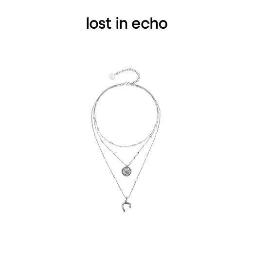 lost in echo原创设计师款外星遗迹系列出土银币多层层叠项链小众 商品图1