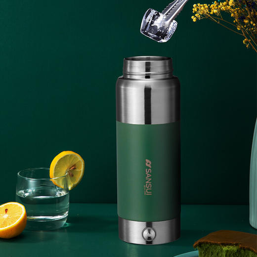 山水（SANSUI）真空电热杯  粉红色 商品图3