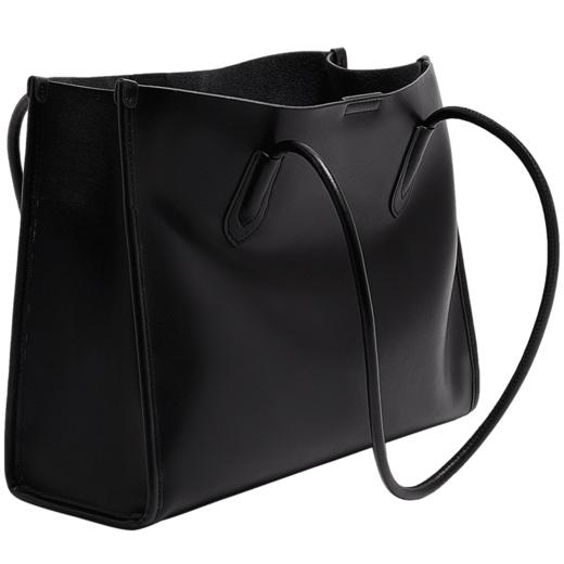 Safiya/索菲娅二层牛皮2023新款托特包单肩包包女式手提包女包 SF900285Y 商品图4