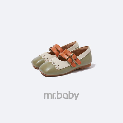 mrbaby女童小皮鞋2024春季新款儿童鞋幼儿园室内鞋百搭公主鞋软底 商品图2