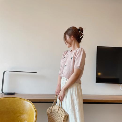 【华伦天奴Valentino·Orlandi】复古淡雅小花针织短袖-6910款！！复古慵懒风拉满，耐看不厌久穿不变，瞬间提升品味，简约感/气质休闲 商品图2