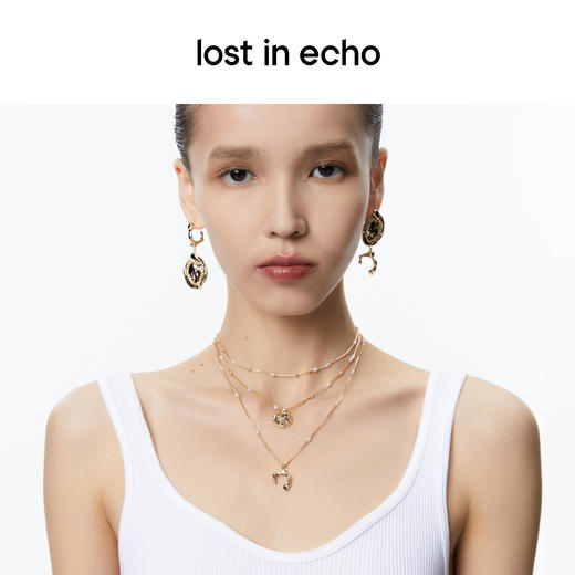 lost in echo原创设计师款外星遗迹系列出土银币多层层叠项链小众 商品图3