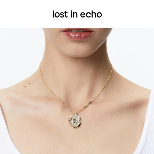 lost in echo设计师品牌外星遗迹出土银币吊饰项链男女同款锁骨链 商品图3