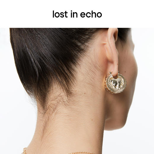 lost in echo设计师款外星遗迹系列出土银币宽面耳环设计感耳饰女 商品图2