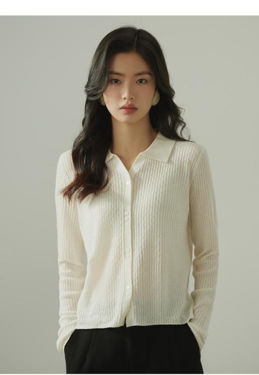 【1.3折银泰撤柜！TRITTY羊毛小麻花衬衫领开衫】商场同款‼原价890元 今天到手119元‼ 商品图9