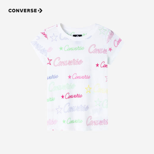 CONVERSE 夏 大童小童婴童 短袖T恤 CNVG-TE-D676 商品图1
