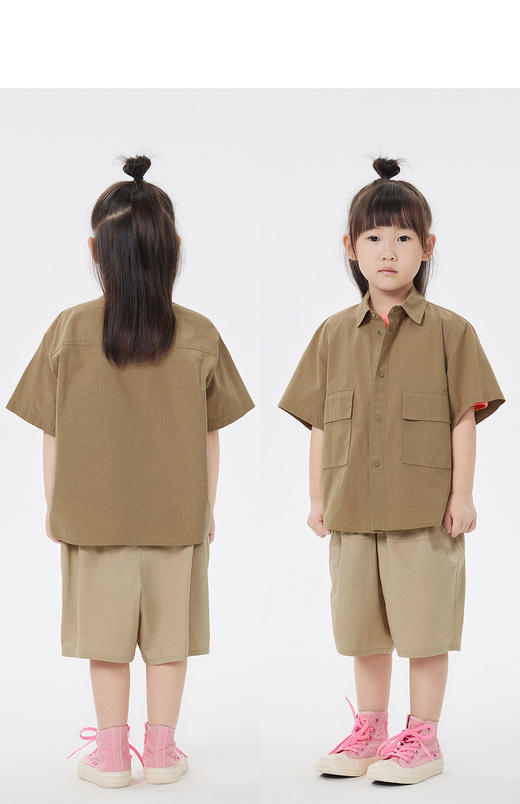 jnby  23年夏款  全棉工装风短袖衬衣 1N4211700 商品图7