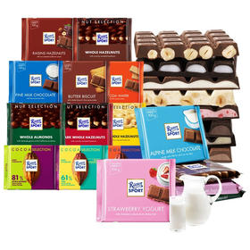 德国瑞特滋系列巧克力100g 缤纷排块巧克力多种口味满足你的味蕾 040130-11/040130-7