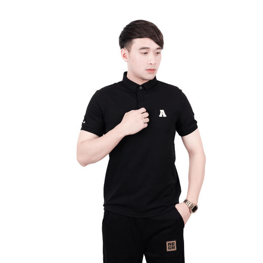 男装2023春季新品休闲短袖POLO杉立领T恤2178-LS2345 商品图2
