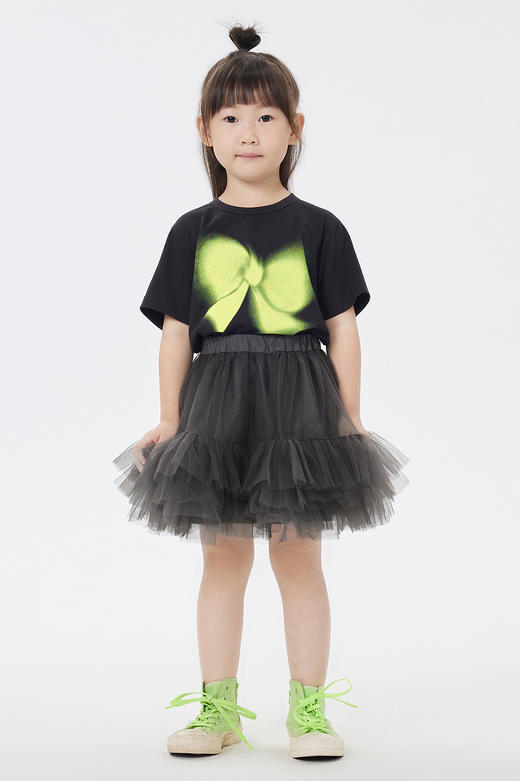 jnby  23年夏款  挺阔细纱短款腰裙  1N4D13180 商品图0