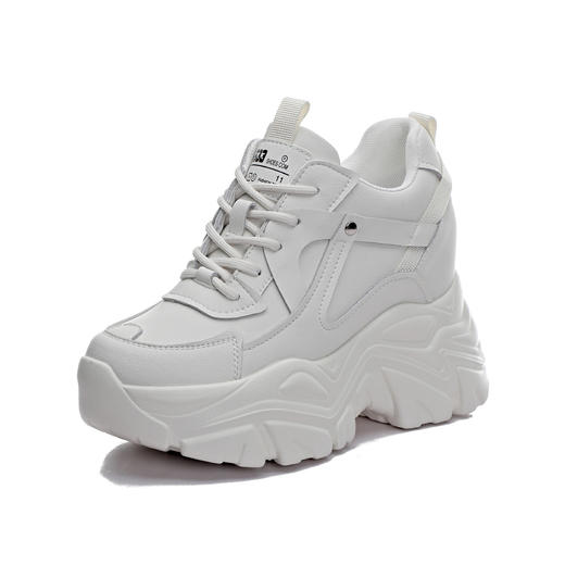 春秋松糕厚底内休闲运动单鞋女鞋系带老爹鞋AM3361 商品图6