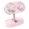 【双电机强风折叠式桌面风扇】新款桌面伸缩折叠小风扇 学生台式大风力静音USB充电便携礼品风扇 商品缩略图5