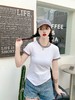 2023新款夏季爆款复古港味chic辣妹收腰短款内搭上衣3.9版 商品缩略图2