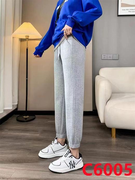 2023卫裤女款纯棉束脚运动裤5.3版 商品图3