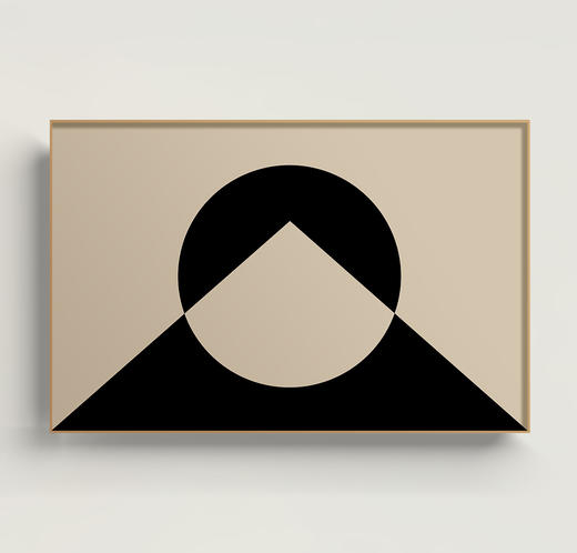 伽罗 JALO 挂画-现代家居画-山顶日出 P305（预计10天内发货） 商品图0