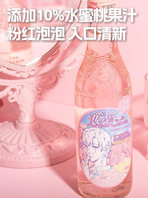 汉口二厂含气樱花风味水蜜桃果汁275ml 商品图3