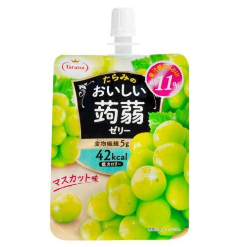 Tarami蒟蒻白葡萄味吸吸果冻 150g/个 商品图0