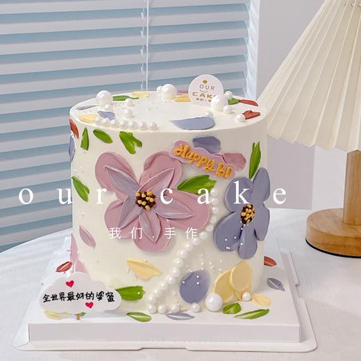 刮刀花-加高艺术蛋糕（收货时间需要在下午3点后） 商品图3