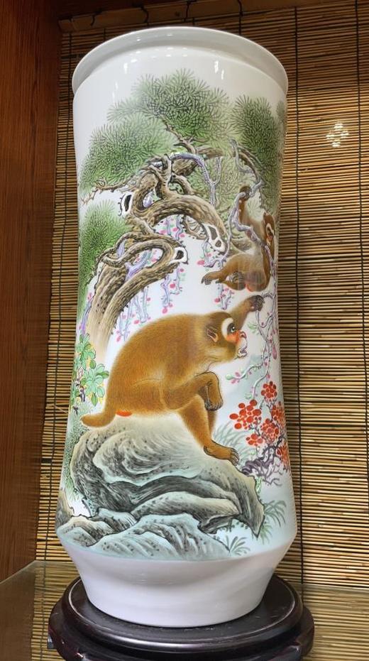 新粉结合封侯图瓶 商品图0