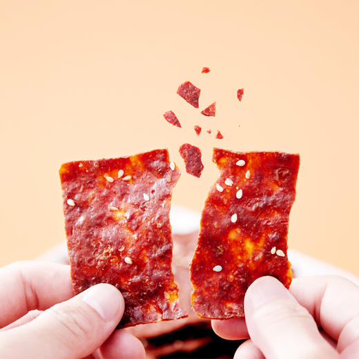 【休闲食品】唯新 张萌萌 48g肉脯脆脆原味/芝麻味 双重口味可选 商品图4