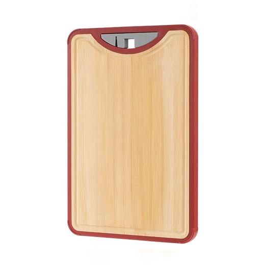 德铂debo贝克曼304不锈钢+竹木双面粘板菜板 商品图4
