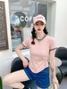 2023新款夏季爆款复古港味chic辣妹收腰短款内搭上衣3.9版 商品缩略图4