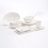 布纹系列餐具 碗 方碗 方碟 方盘 圆盘 椭圆盘 饭勺 餐勺 杯子 商品缩略图2