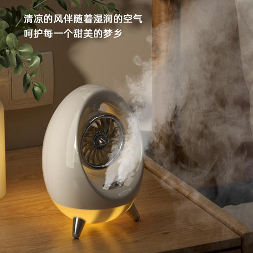 【冰雾强劲冷风 横扫夏日炎热】新款冷风机USB桌面小型喷雾风扇迷你加湿水冷电风扇 商品图1