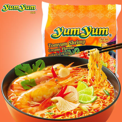 350克养养牌酸辣虾浓汤味汤面 商品图3