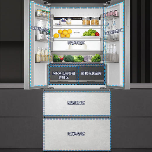 卡萨帝（Casarte）冰箱 BCD-550WGCFDM4GDU1 商品图6