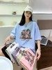 2023女装新款美式复古短袖女t恤夏圆领半袖体恤宽松百搭休闲上衣4.3版 商品缩略图1