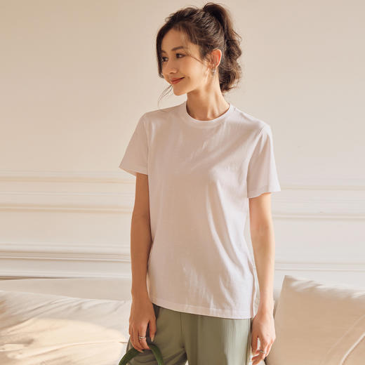 馥迦糖果色抗菌免烫速干T恤 商品图8