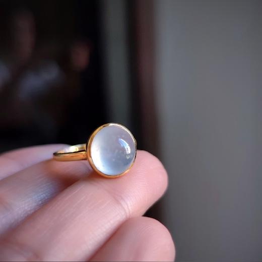 18k翡翠冰蛋戒指 商品图5