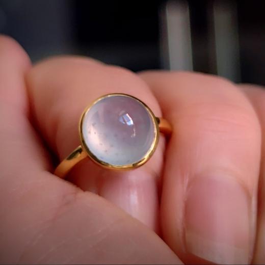 18k翡翠冰蛋戒指 商品图9