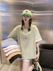 2023白色短袖T恤女ins潮夏季新款设计感小众圆领宽松上衣4.3版 商品缩略图1