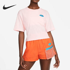 Nike/耐克夏季新款女子运动时尚短款T恤DM6575-610