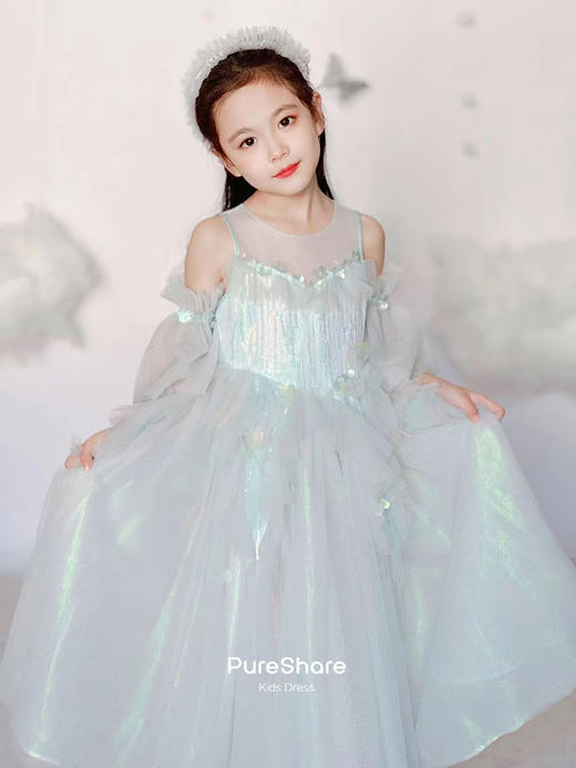 非质量问题不退不换哦~pureshare蓬纱馆 月光琉璃裙高定礼服裙夏季 商品图3