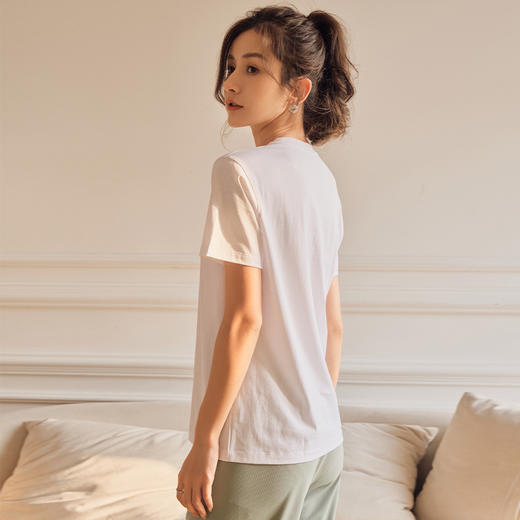 馥迦糖果色抗菌免烫速干T恤 商品图14