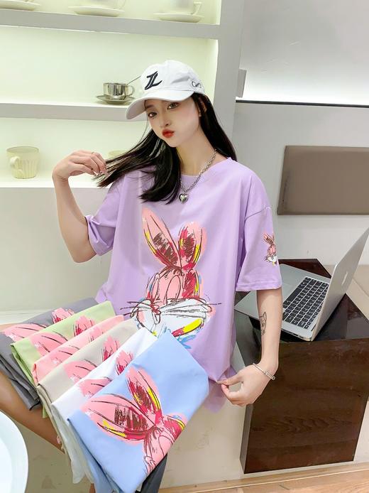 2023短袖T恤女ins潮夏季新款4.9版 商品图1