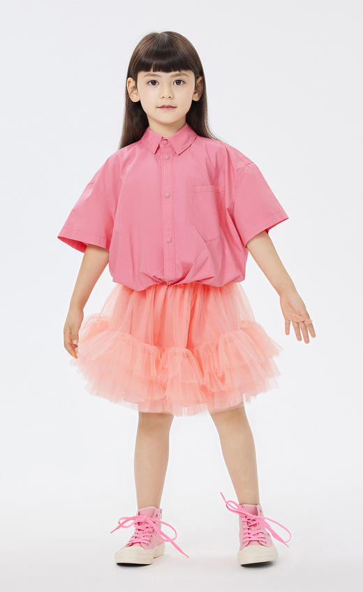 jnby  23年夏款  挺阔细纱短款腰裙  1N4D13180 商品图8