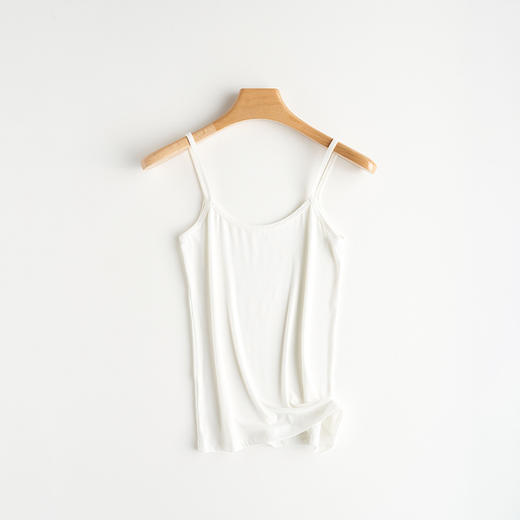 【两件装人手N件太好穿了吧！】小吊带背心女夏季黑白色莫代尔内搭无袖打底衫外穿修身上衣 商品图5