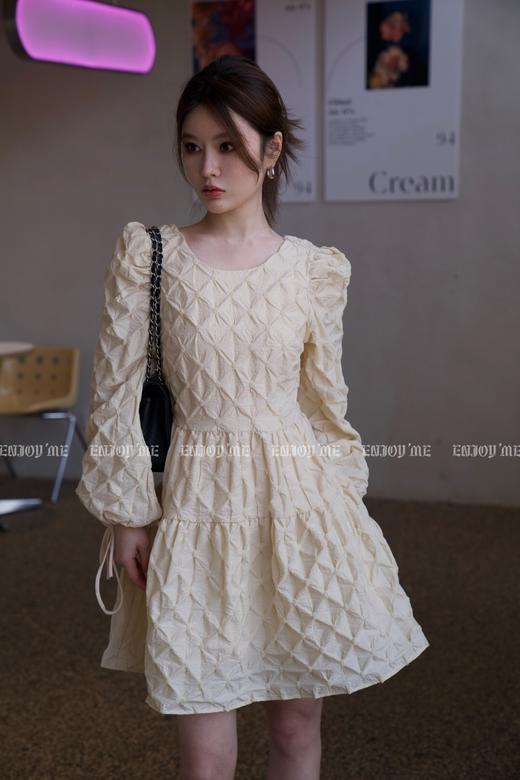 【门店同款】春季定制肌理料后背抽绳连衣裙 150600925 商品图6