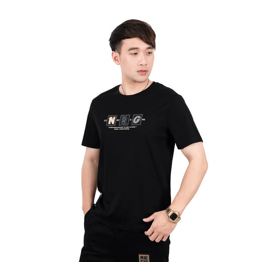 男装2023春季新品休闲圆领T恤2214-D18029▲ 商品图3